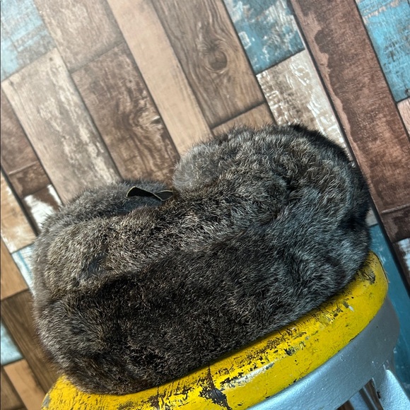 Authentic warm Gray Fur Hat vintage - Picture 4 of 13